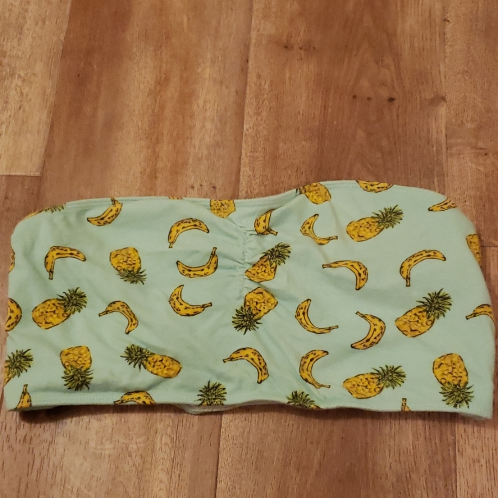 Mint banana and pineapple bandeau
